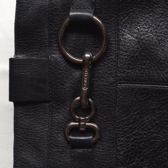 Coach Audrie Leather Riding Boots 5.5 Black Horsebit - Picture 6 of 6